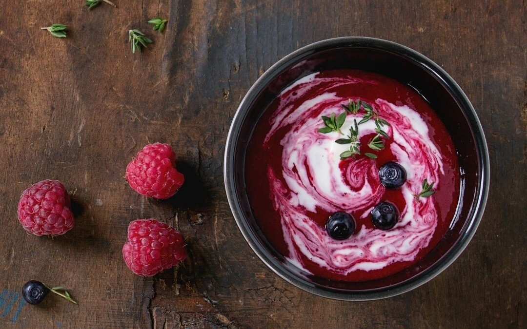 Chilled Morning Berry Soup