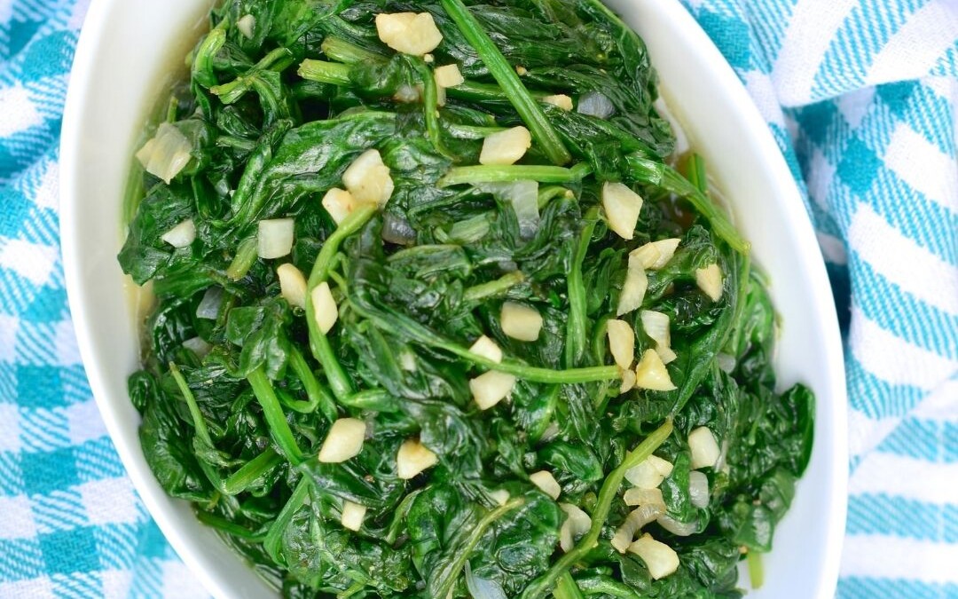 Spinach with Garlic Sauté
